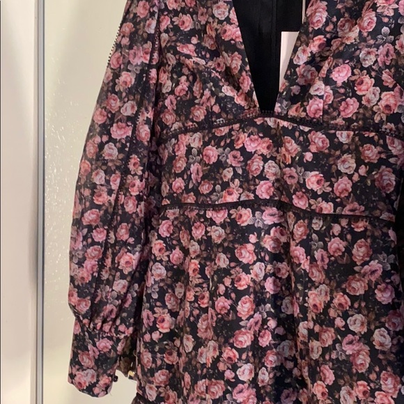 Keepsake Black Rose Mini Dress - Picture 8 of 10